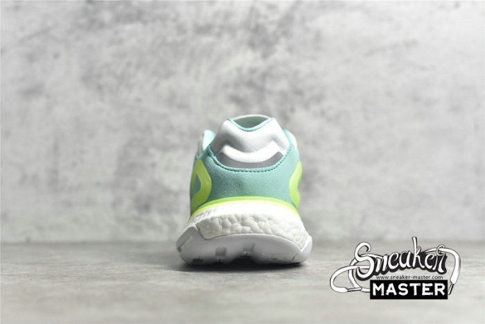 ADIDAS DAY JOGGER SHOES CLOUD WHITE/GREEN-YELLOW GW4913