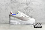 NIKE AIR FORCE 1 SHADOW SE PIXEL SWOOSH BARELY GREEN/WHITE/PLATINUM VIOLET/BLACK CV8480-300