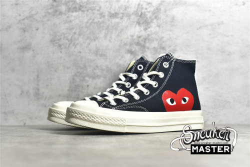 CONVERSE COMME DES GARÇONS X CHUCK TAYLOR ALL STAR HIGH PLAY BLACK/RED/BEIGE 150204C