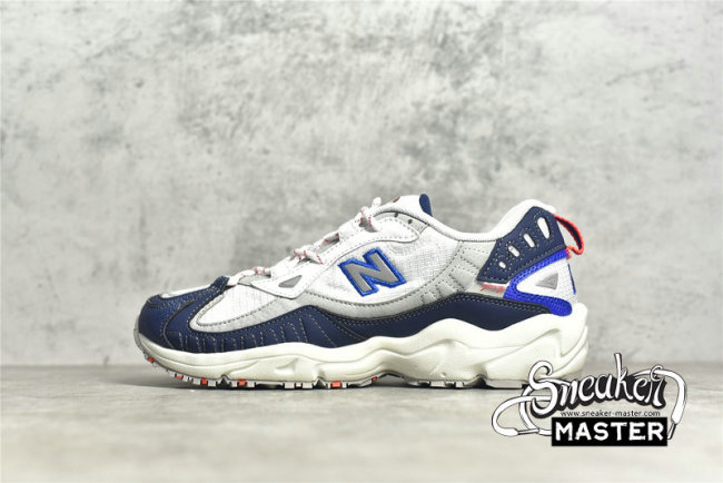 NEW BALANCE 703 RUNNING SHOES WHITE/NAVY BLUE/GREY ML703BE