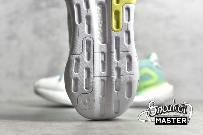 ADIDAS DAY JOGGER SHOES CLOUD WHITE/GREEN-YELLOW GW4913