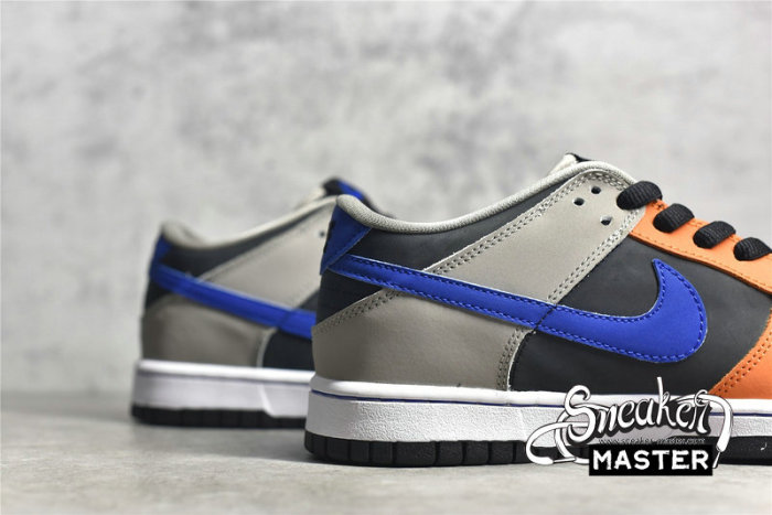 NIKE SB DUNK LOW PRO BLACK/GREY-ORANGE-ROYAL BLUE 854866-025