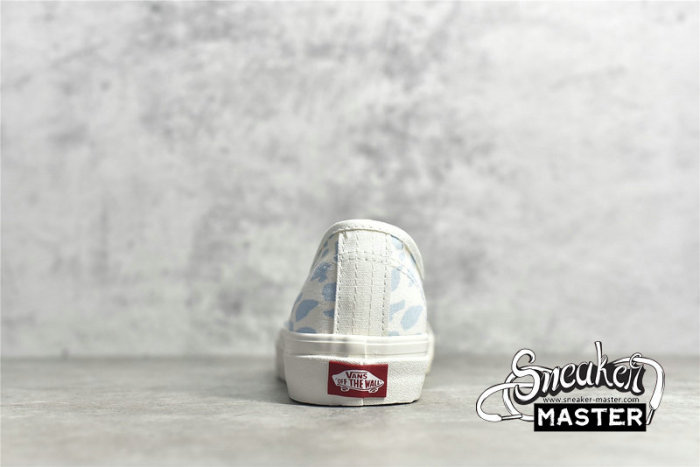 VANS VAULT OG AUTHENTIC LX WHITE/LIGHT BLUE/LEOPARD VN0A3CNB8PB
