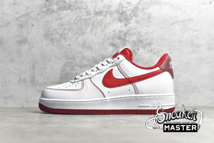 NIKE AIR FORCE 1 LOW FIRST USE WHITE/WHITE/TEAM RED DA8478-101