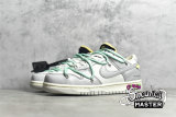 NIKE OFF-WHITE X SB DUNK LOW 04 OF 50 LIGHT GREY/WHITE/BLUE DM1602-114