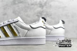 ADIDAS SUPERSTAR SHOES CLOUD WHITE/CLOUD WHITE/GOLD GX7915