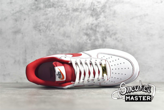 NIKE AIR FORCE 1 LOW FIRST USE WHITE/WHITE/TEAM RED DA8478-101