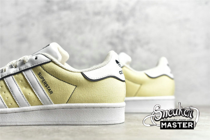 ADIDAS SUPERSTAR SHOES LIGHT YELLOW/CLOUD WHITE/LIGHT YELLOW GX7920