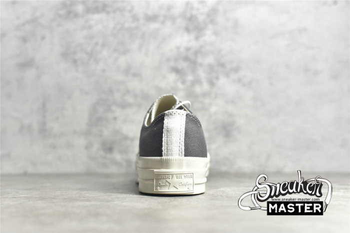 CONVERSE X COMME DES GARÇONS PLAY CHUCK TAYLOR ALL-STAR 70S LOW STEEL GRAY/EGRET/BLACK 171849C