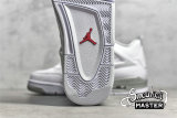 NIKE AIR JORDAN 4 RETRO GS WHITE OREO WHITE/TECH GREY/BLACK/FIRE RED DJ4699-100