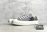 CONVERSE X COMME DES GARÇONS PLAY CHUCK TAYLOR ALL-STAR 70S LOW STEEL GRAY/EGRET/BLACK 171849C