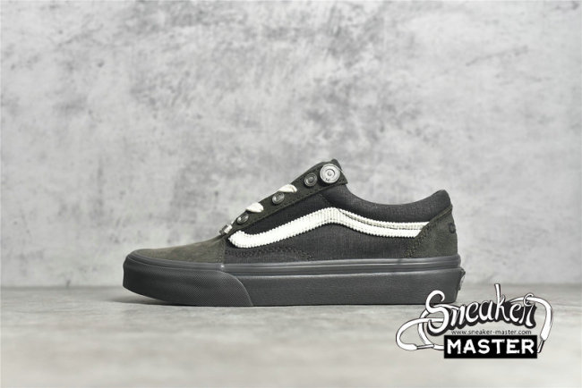 VANS VAULT UA OLD SKOOL X C2H4 RELIC STONE BLACK/BLACK/WHITE VN0A5AO92YD