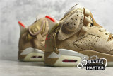 NIKE TRAVIS SCOTT X AIR JORDAN 6 RETRO BRITISH KHAKI/SAIL/BRIGHT CRIMSON DH0690-200