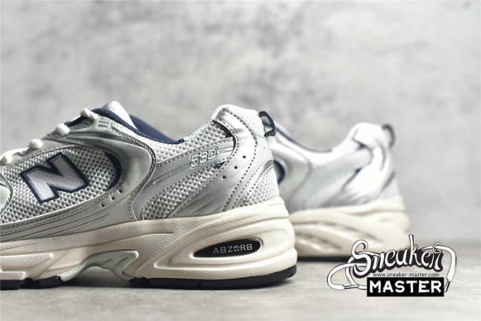 NEW BALANCE 530 RUNNING SHOES STEEL GREY/SILVER/WHITE/NAVY MR530KA