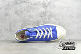 CONVERSE X COMME DES GARÇONS PLAY CHUCK TAYLOR ALL-STAR 70S LOW BLUE QUARTZ/EGRET/BLACK 171848C