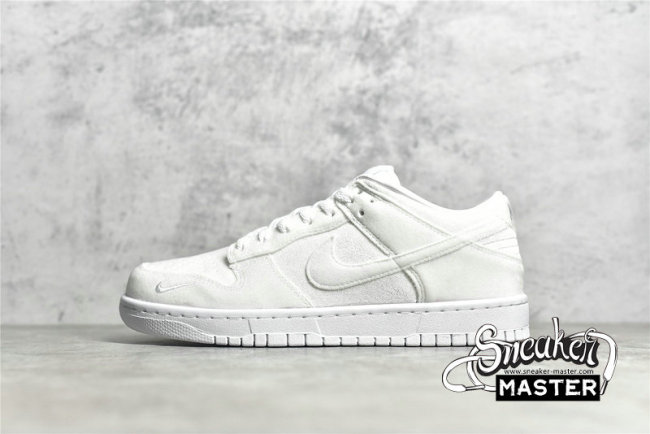 NIKE DOVER STREET MARKET X SB DUNK LOW WHITE/WHITE-WHITE DH2686-100