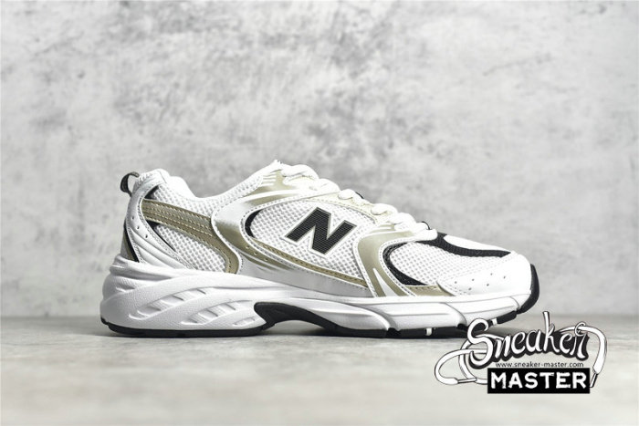 NEW BALANCE 530 RUNNING SHOES WHITE/BLACK/SILVER MR530UN1