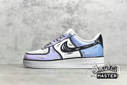 NIKE AIR FORCE 1 LOW GRAFFITI ICE BLUE/WHITE-BLACK CW2288-211