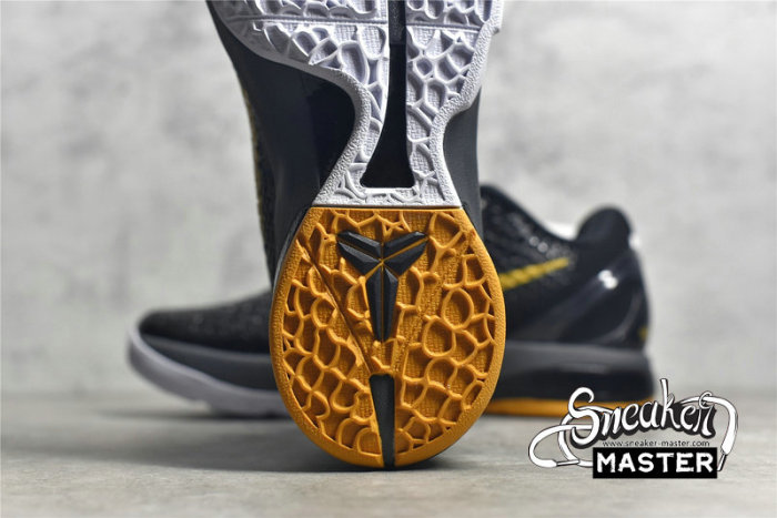 NIKE ZOOM KOBE VI PROTRO 6 BLACK DEL SOL BLACK/GINGER YELLOW-WHITE 436311-002