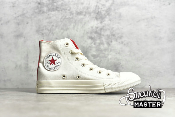 CONVERSE CHUCK TAYLOR ALL STAR COSMOINWHITE HIGH JPN WHITE/WHITE/RED 1SC507