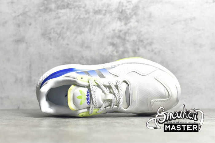 ADIDAS DAY JOGGER SHOES CLOUD WHITE/BLUE/GREEN GW1912