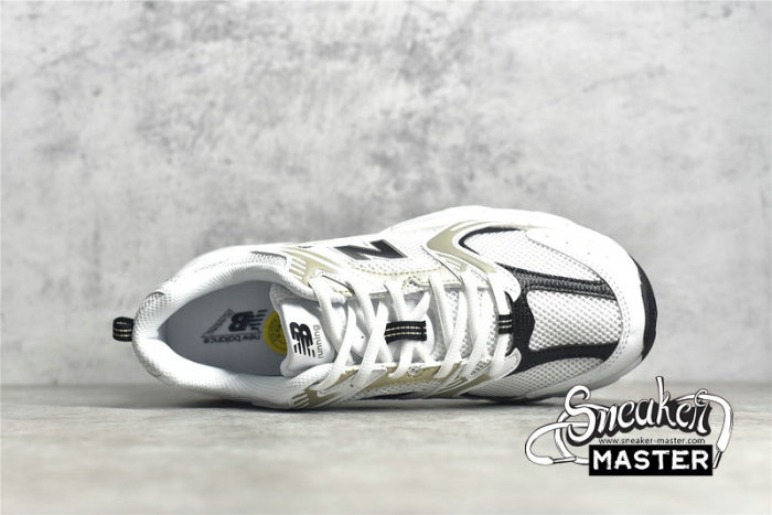 NEW BALANCE 530 RUNNING SHOES WHITE/BLACK/SILVER MR530UN1