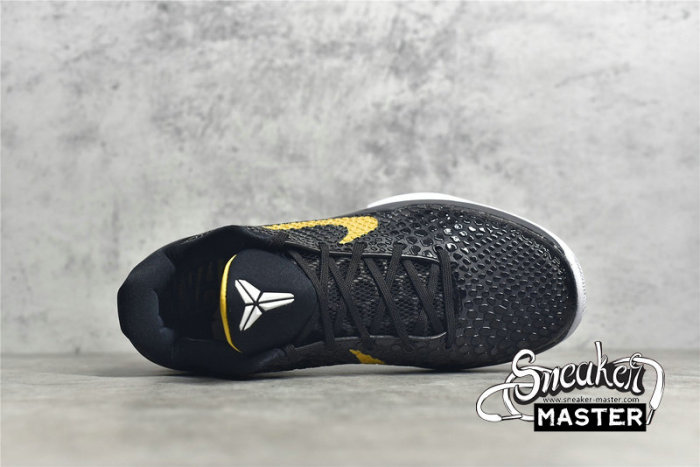 NIKE ZOOM KOBE VI PROTRO 6 BLACK DEL SOL BLACK/GINGER YELLOW-WHITE 436311-002