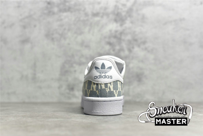 ADIDAS SUPERSTAR SHOES CLOUD WHITE/CLOUD WHITE/LIGHT GREY AJ7925