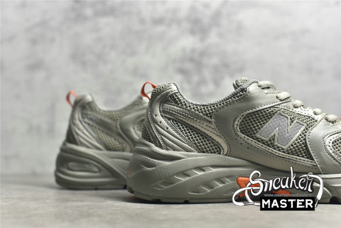 NEW BALANCE 530 UTILITY PACK RUNNING SHOES GREY/LIGHT KHAKI GREEN/ORANGE MR530ASA
