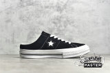 CONVERSE ONE STAR LOW BLACK/WHITE/WHITE 158369C
