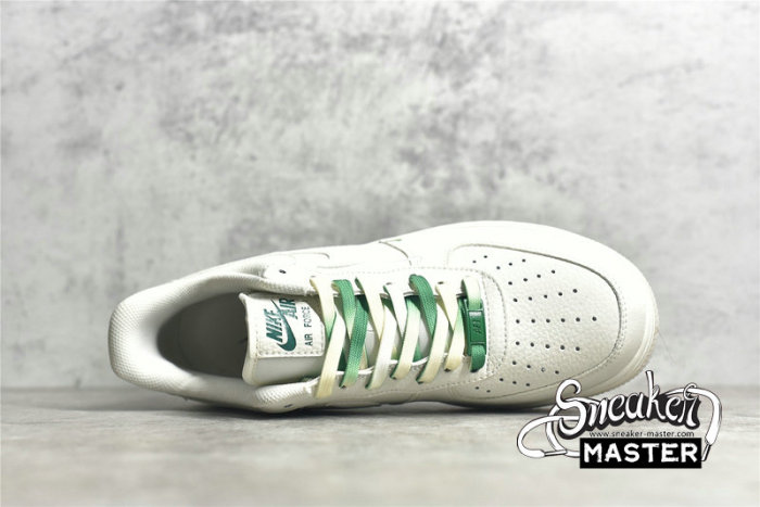 NIKE AIR FORCE 1 LOW 07 BEIGE/WHITE/GREEN BO6638-160