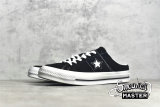 CONVERSE ONE STAR LOW BLACK/WHITE/WHITE 158369C