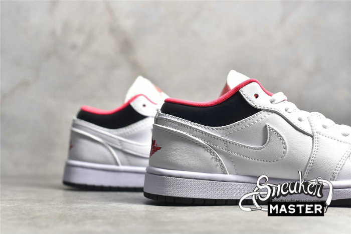 NIKE AIR JORDAN 1 LOW GS CHICAGO HOME WHITE/BLACK/RED 553560-160