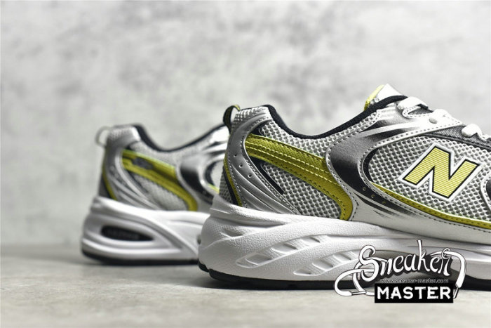 NEW BALANCE 530 RUNNING SHOES WHITE/SILVER/BLUE MR530SC