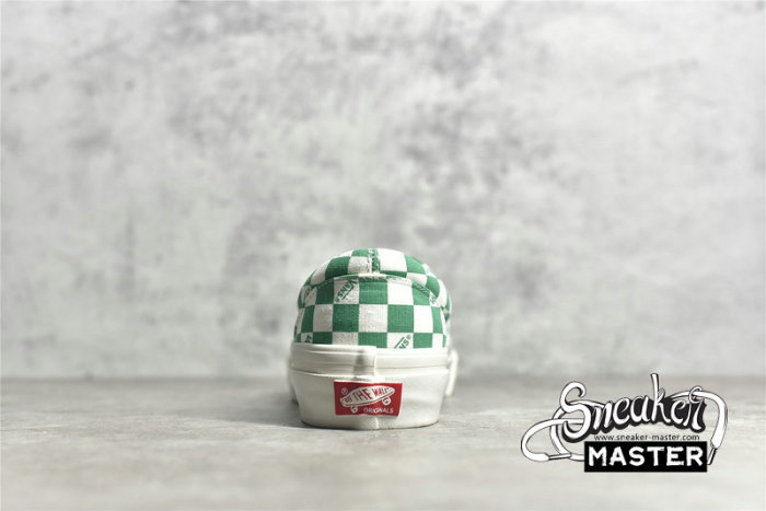 VANS VAULT OG ERA LX CHECKERBOARD LOGO/CADMIUM GREEN VN0A3CXN9TX