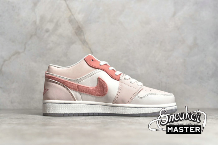 NIKE AIR JORDAN 1 LOW EQUALITY VALENTINES DAY PINK/GREY/WHITE DM5443-666