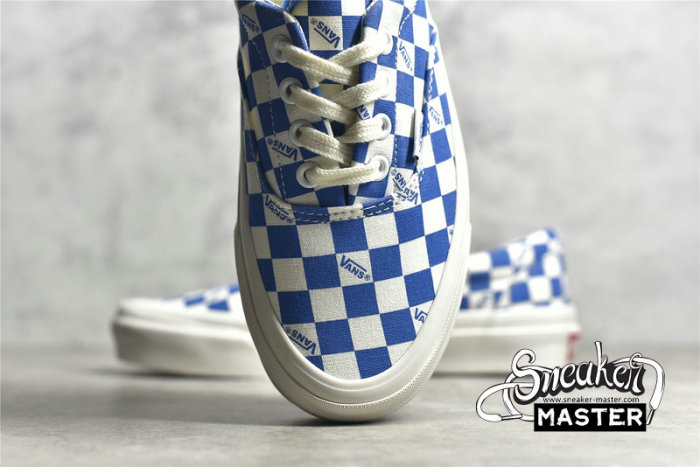 VANS VAULT OG ERA LX CHECKERBOARD LOGO/NAUTICAL BLUE VN0A3CXN9U9