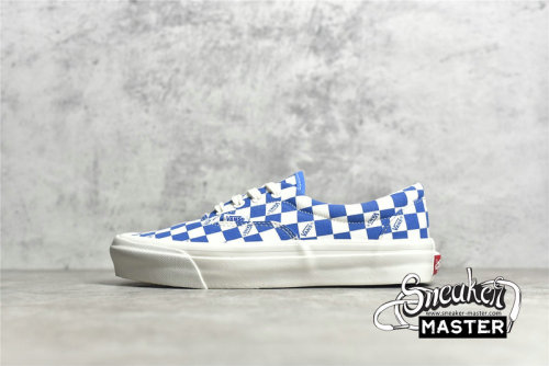 VANS VAULT OG ERA LX CHECKERBOARD LOGO/NAUTICAL BLUE VN0A3CXN9U9