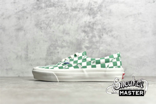 VANS VAULT OG ERA LX CHECKERBOARD LOGO/CADMIUM GREEN VN0A3CXN9TX