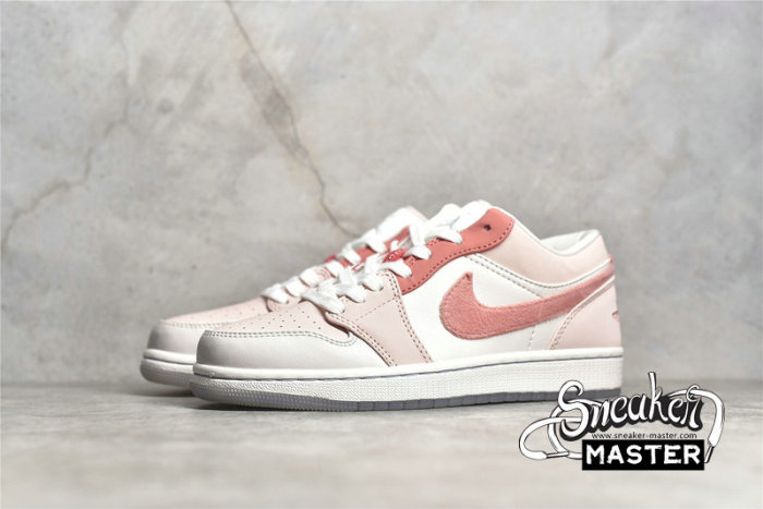NIKE AIR JORDAN 1 LOW EQUALITY VALENTINES DAY PINK/GREY/WHITE DM5443-666