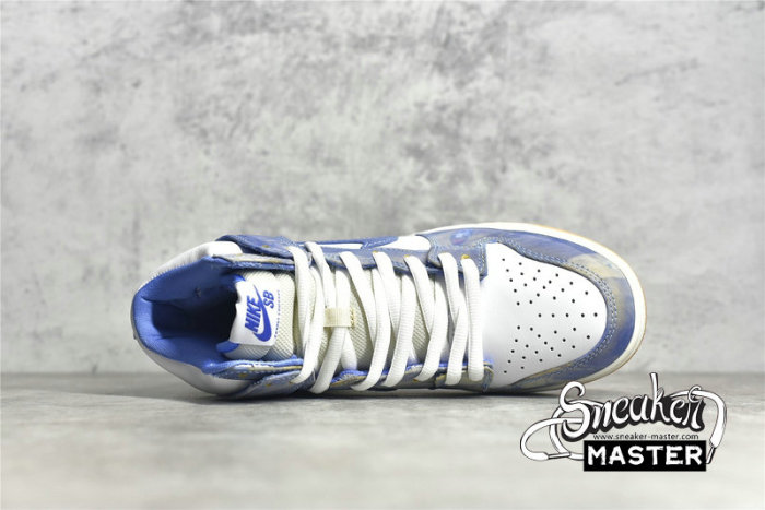 NIKE CARPET COMPANY X DUNK HIGH SB WHITE/DARK SULFUR/COCONUT MILK/ROYAL PULSE CV1677-100