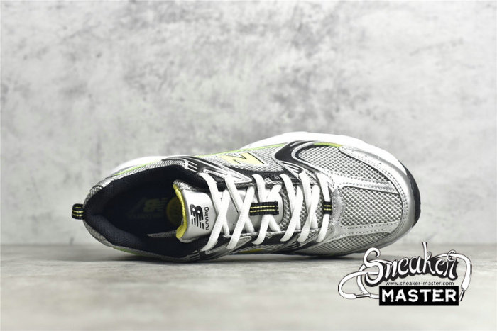 NEW BALANCE 530 RUNNING SHOES WHITE/SILVER/BLUE MR530SC