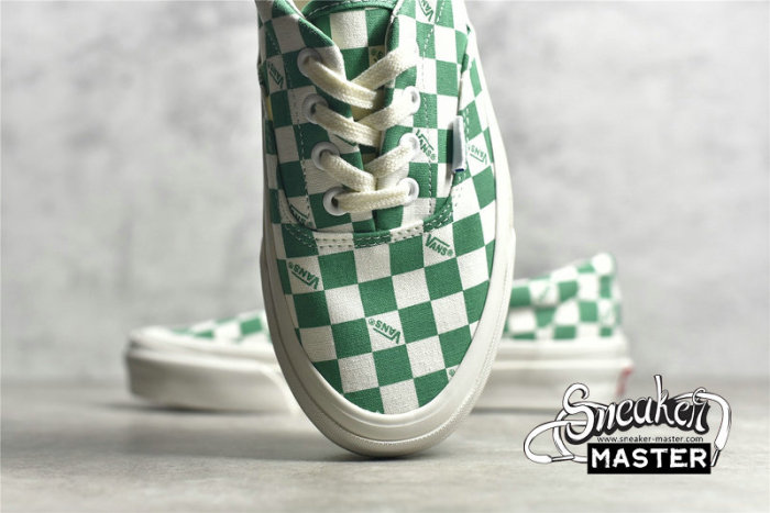 VANS VAULT OG ERA LX CHECKERBOARD LOGO/CADMIUM GREEN VN0A3CXN9TX