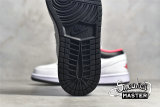 NIKE AIR JORDAN 1 LOW GS CHICAGO HOME WHITE/BLACK/RED 553560-160