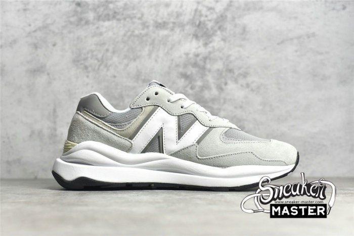 NEW BALANCE 57/40 RUNNING SHOES RAIN CLOUD/WHITE/LIGHT GREY M5740CA