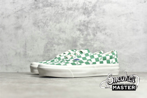 VANS VAULT OG ERA LX CHECKERBOARD LOGO/CADMIUM GREEN VN0A3CXN9TX