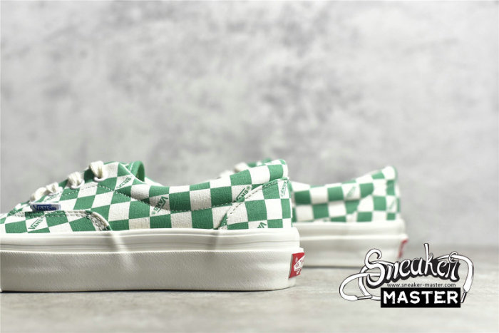 VANS VAULT OG ERA LX CHECKERBOARD LOGO/CADMIUM GREEN VN0A3CXN9TX