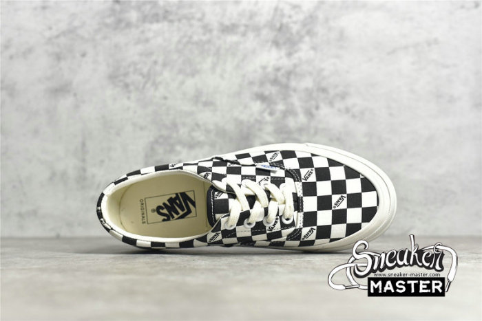 VANS VAULT OG ERA LX CHECKERBOARD LOGO/BLACK/WHITE VN0A3CXN9TB