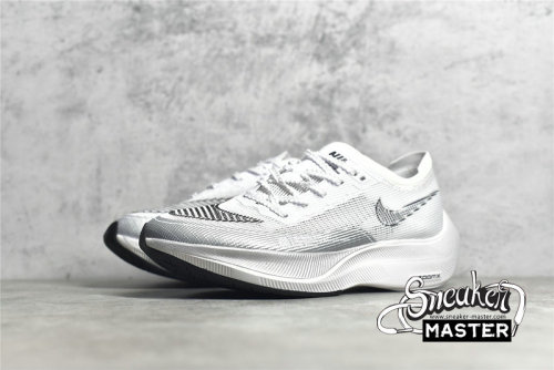 NIKE ZOOMX VAPORFLY NEXT% 2 WHITE/BLACK/METALLIC SILVER CU4123-100