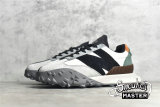 NEW BALANCE RUNNING SHOES WHITE/BLACK/GREEN-ORANGE UXC72CBB